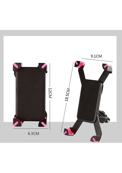 Siyah Stil Mtb Bisiklet Telefon Tutucu iPhone 13 Pro Max Için Evrensel Cep Telefonu Klipsi Bisiklet Bisiklete Binme Gidon Standı Destek Braketi XA196TQ (Yurt Dışından) modelleri