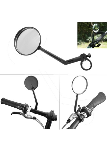 Bb 1pc Tarzı Bisiklet Dikiz Aynaları Motosiklet Scooter Electrombile Arka Taraf Dışbükey Geniş Açı Aynalar Bisiklet Aksesuarları #T1P (Yurt Dışından)