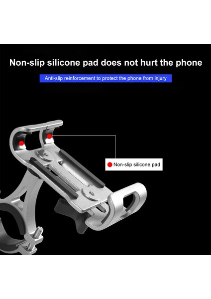 Kırmızı Stil Evrensel Motosiklet Bisiklet Cep Telefonu Tutucu IPhone Samsung Xiaomi Cep Telefonu Mobil Bisiklet Gidon Braketi Tutun (Yurt Dışından)