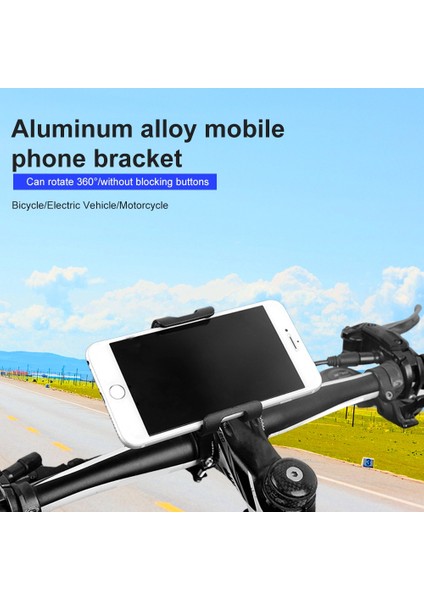 Kırmızı Stil Evrensel Motosiklet Bisiklet Cep Telefonu Tutucu IPhone Samsung Xiaomi Cep Telefonu Mobil Bisiklet Gidon Braketi Tutun (Yurt Dışından)