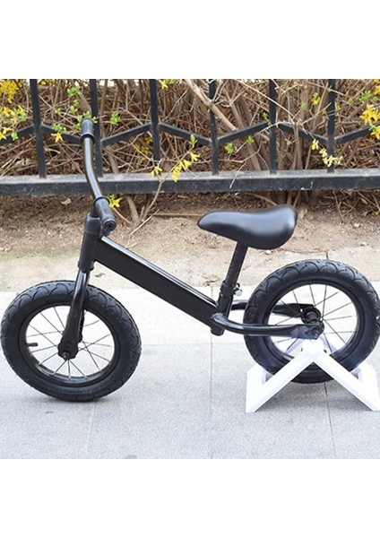 Beyaz Stil Denge Bisikleti Depolama Rafı 12" Taşınabilir 12 Kayar Scooter Park Çerçevesi Paralel Bisiklet Park Tripod Braketi (Yurt Dışından) fırsatları