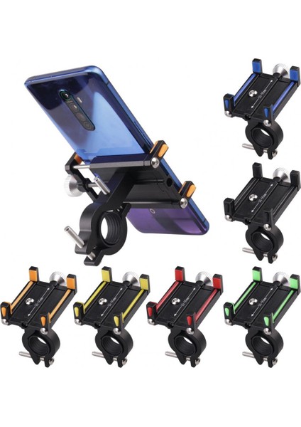 Yeşil Stil Motosiklet Mtb Gidon Telefon Tutucu Desteği Alüminyum Alaşımlı Braket Açık Sürme Dağ Bisikleti Mobil Navigasyon Sabit (Yurt Dışından) modelleri