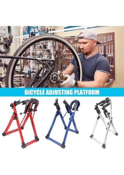 Kırmızı Stil Bisiklet Tekerleği Truing Standı Home Mechanic Truing Standı Bakım Ome Truing Standı Tutucu Desteği Bisiklet Tamir Aracı (Yurt Dışından)