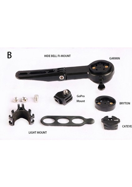 B Modeli Stili Garmın Cateye Bryton Için Çan Gps Bilgisayar Gopro Spor Kamera Tutucu ile Multifuction Bisiklet Bilgisayar Montaj Kodu Tabe Braketi (Yurt Dışından) fiyatları