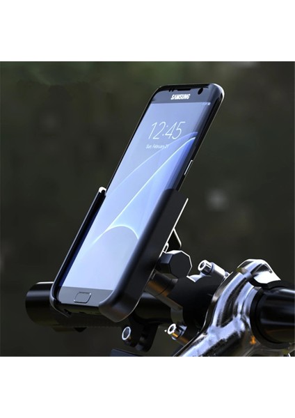 Gümüş Tarzı Bisiklet Telefon Tutucu C Alüminyum Ayarlanabilir Evrensel Motosiklet Bisiklet Gidon Cep Cep Telefonu Tutucu Montaj Taşıyıcı Standı (Yurt Dışından) modelleri