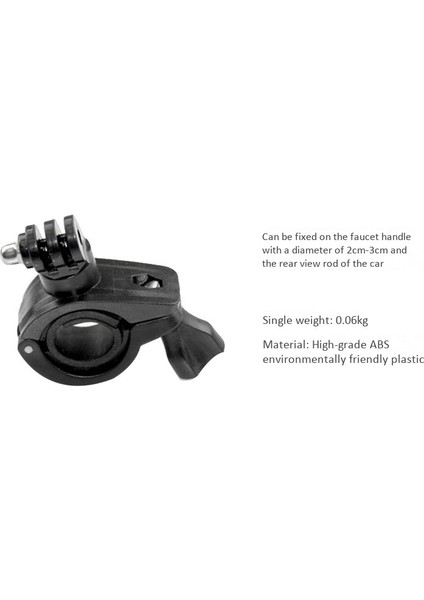 Siyah Stil 360 Derece Döndürme Bisiklet Bisiklet Motosiklet Gidon Gidon Gopro Hero Kamera Aksesuarları Için Montaj Tutucu (Yurt Dışından) fırsatları