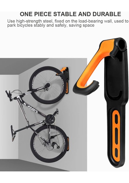 Siyah Mavi Stil 35 kg Ağır Hizmet Tipi Bisiklet Duvar Kancası Tutucu Standı Pratik Dağ Bisikleti Duvara Monte Depolama Rafı Askı Bisiklet Ekipmanları (Yurt Dışından) indirimleri
