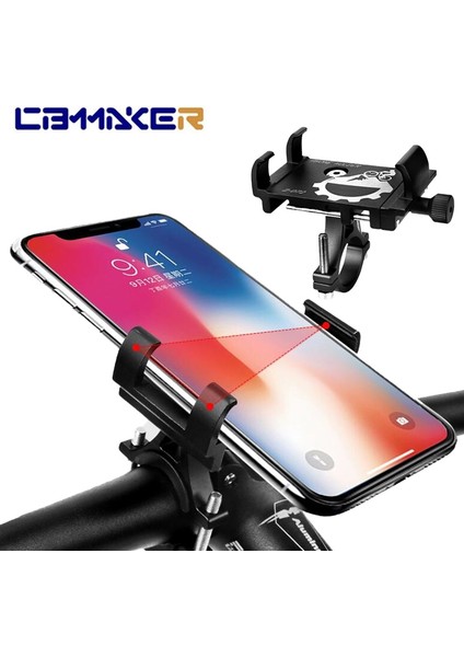 Titanyum 1 Tarzı Evrensel Alüminyum Alaşımlı Bisiklet Tutucu Rafları Motosiklet Gidon Dağı Kaymaz Moblie Cep Klipsi Bisiklet Telefon Tutucusu Için (Yurt Dışından)