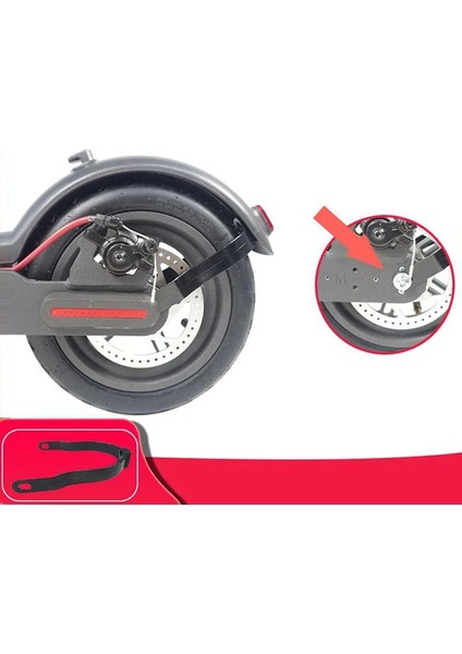 Beyaz Stil Sıcak Satış Elektrikli Scooter'ın Arka Çamurluk Braketi Xiaomi Mijia Pro Scooter Aksesuarları Için Sert Destek Parçaları (Yurt Dışından) fırsatları