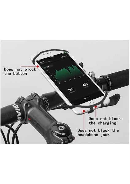 Siyah Stil Bisiklet Cep Telefonu Tutucu Motosiklet Bisiklet Gidon Standı Montaj Braketi Bisiklet Montaj Telefon Tutucu iPhone Xiaomi Gps Cihazı (Yurt Dışından) fırsatları