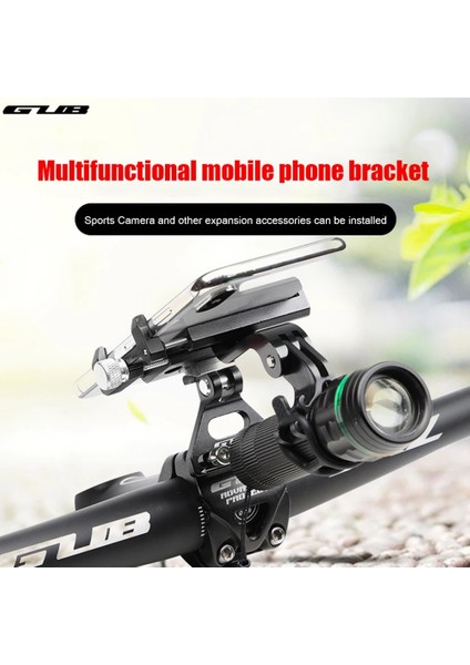 Siyah Stil Gub G99 G-99 Telefon Montaj Bisiklet Kök Akıllı Cep Telefonu Braketi Takmak Kamera Far LED Torch Tutucu Mtb Telefon Braketi (Yurt Dışından)