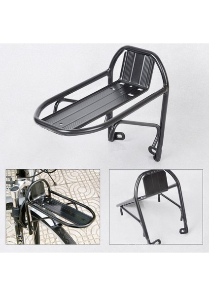 Siyah Stil Alüminyum Alaşımlı Mtb Bisiklet Bisiklet Bagaj Rafı Ön Raf Bisiklet Taşıyıcı Panniers Çanta Raf Bisiklet Bisiklet Aksesuarları Yük 10KG (Yurt Dışından) indirimleri
