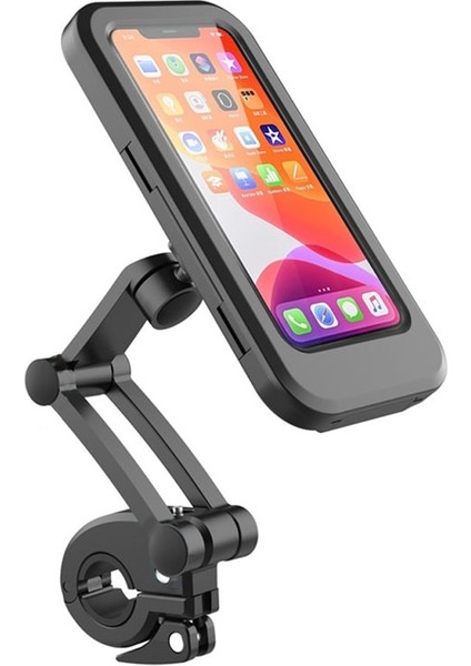Model 1 Tarzı Bisiklet Telefon Tutucu Telefon Cep Telefonu Için Standı Bisiklet Su Geçirmez Destek Katlama Dağıtıcı Bisikletler Için Telefon Dağı Akıllı Telefon Rafı (Yurt Dışından)