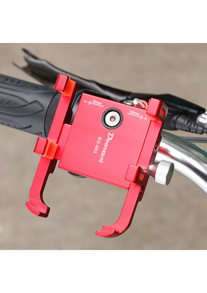 Kırmızı 6 Pençe Stili Deemount Yasaları 360D Döndürme Bisiklet Telefon Tutucu Isteğe Bağlı Gidon Ayna Montaj Motosiklet E-Bisiklet Scooter Gps Braketi (Yurt Dışından)