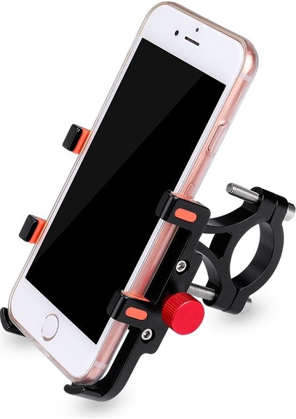 Kırmızı 6 Pençe Stili Deemount Yasaları 360D Döndürme Bisiklet Telefon Tutucu Isteğe Bağlı Gidon Ayna Montaj Motosiklet E-Bisiklet Scooter Gps Braketi (Yurt Dışından)