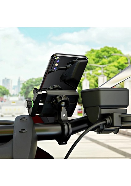 Siyah Stil 360 ° Dönebilen Bisiklet Telefon Desteği Alüminyum Ayarlanabilir Bisiklet Cep Telefonu Tutucu Kaymaz Montaj Standı Bisiklet Braketi Aksesuarları (Yurt Dışından) fiyatları