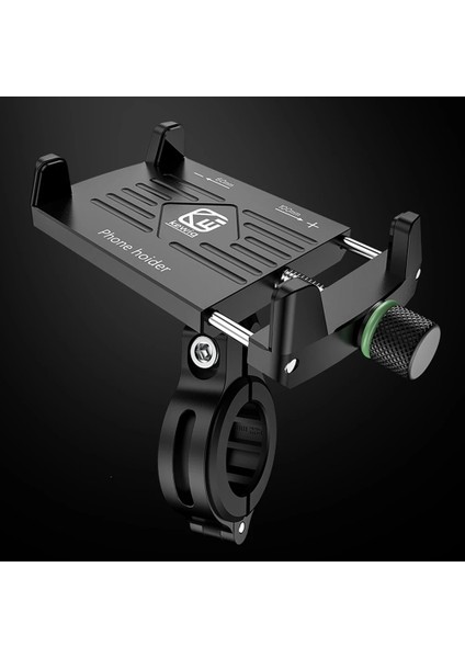 Siyah Stil 360 ° Dönebilen Bisiklet Telefon Desteği Alüminyum Ayarlanabilir Bisiklet Cep Telefonu Tutucu Kaymaz Montaj Standı Bisiklet Braketi Aksesuarları (Yurt Dışından) fırsatları