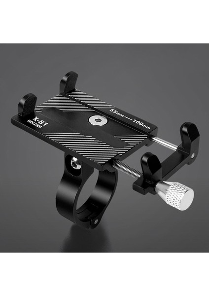 Koyu Gri Tarzı Alüminyum Bisiklet Telefon Tutucu Akıllı Telefon Ayarlanabilir Destek Gps Bisiklet Telefon Standı Montaj Braketi Darbeye Dayanıklı Kolu Montaj (Yurt Dışından) modelleri