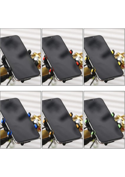 Yeşil Stil Bisiklet Telefon Tutucu 4-Pençe Alüminyum Alaşımlı Bisiklet Motosiklet Akıllı Telefon Montajı Bisiklet Standı Scooter Motosiklet Desteği (Yurt Dışından) modelleri