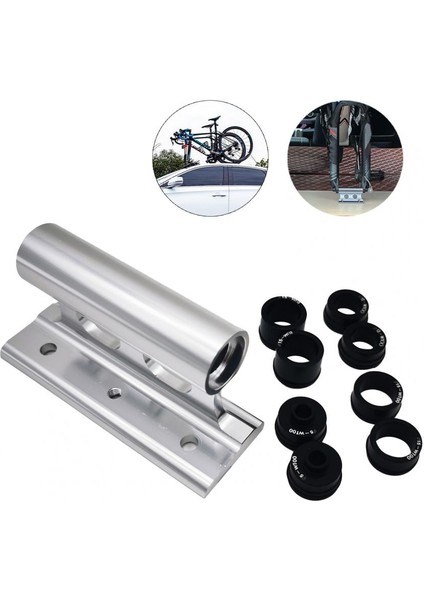 Gümüş Tarzı Alaşım Bisiklet Çatal Kilidi Montaj Rafları Bisiklet Araba Portbagaj Taşıyıcı Hızlı Bırakma Kararlı Blok Mtb Yol Bisikleti Için Kamyon Montajı (Yurt Dışından) fiyatları