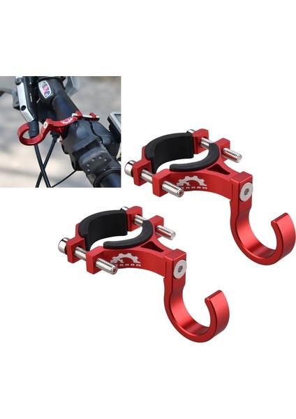 1 Adet Kırmızı Stil Alüminyum Motosiklet Bisiklet Bagaj Kask Kancası Gidon Dağı Motorlu Bisiklet Scooter Kask Tutucu Çanta Kancası Askı Bisiklete Binme (Yurt Dışından) modelleri