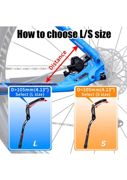 KA56L-KIRMIZI Stil Easydo Bisiklet Aksesuarları Bisiklet Kickstand Dağ Bisikleti Bisiklet Park Rafı Bisiklet Bisiklet Standı Bisiklet Jantı 29 Komple Bisiklet (Yurt Dışından) modelleri