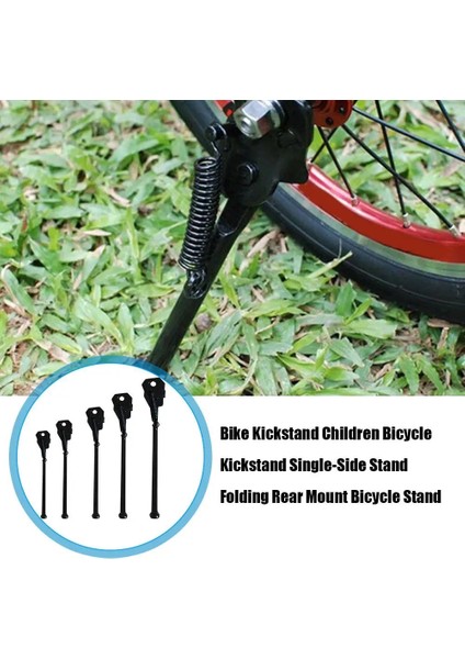 16 Inç Tarzı Bisiklet Kickstand Çocuk Bisiklet Kickstand Tek Taraflı Stand Katlanır Arka Montaj Bisiklet Standı Inç Bisiklet Parçaları Için (Yurt Dışından)