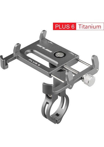 Plus6 Titanyum Stili Gub Bisiklet Aksesuarları Artı 6 Alüminyum Bisiklet Telefon Montaj Braketi Martphone Için Ayarlanabilir Bisiklet Telefon Standı Tutucu (Yurt Dışından) fiyatları