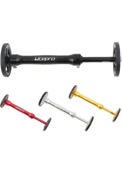 Altın ​​tekerlek Stili Brompton Litepro Için Teleskopik Çubuk Kolay Tekerlek ve Uzatma Çubuğu Brompton Arka Kargo Rafı Için Easywheel Teleskopik Çubuk (Yurt Dışından) fiyatları