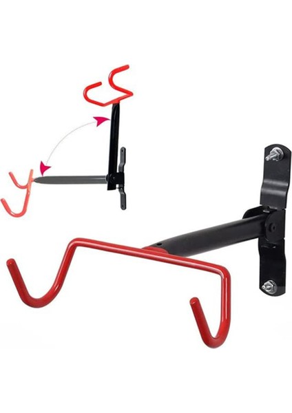 2 Adet Siyah Stil Bisiklet Depolama Rafı Duvara Monte Bisiklet Askı Kancası Katı Çelik Bisiklet Duvar Asılı Kanca Ağır Hizmet Bisiklet Rafı Mtb Aksesuarları (Yurt Dışından)