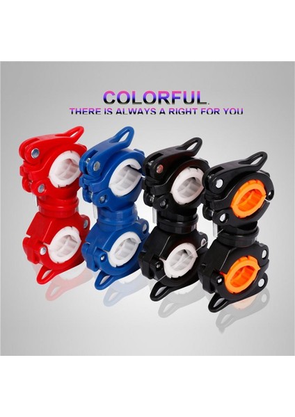 Siyah Beyaz Tarzı Bisiklet Işık Klipsi Sabit Braket Bisiklet Tutucu LED Torch Far Rafları Montaj 360 Derece Dönebilen Işık Standı Sürme Aksesuarı (Yurt Dışından) fırsatları