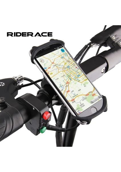 Sarı Stil Bisiklet Silikon Cep Telefonu Tutucu Evrensel Bisiklet Gidon Montaj Bandı Mobil Destek Gps Klipsi Xiaomi Huawei iphone Için (Yurt Dışından)