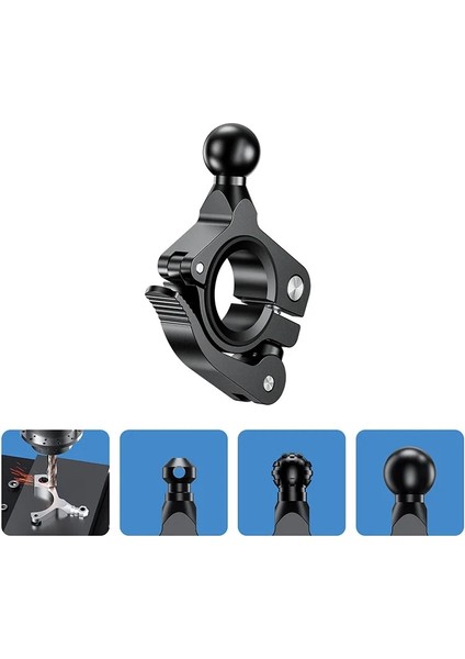 17 mm Tarzı mm Bisiklet Gidon Montaj Tabanı Topları Bisiklet Motosiklet Telefon Tutacağı Adaptörü Top Kafası Spor Kamerası Bisiklet Sürme Klipsi (Yurt Dışından) modelleri