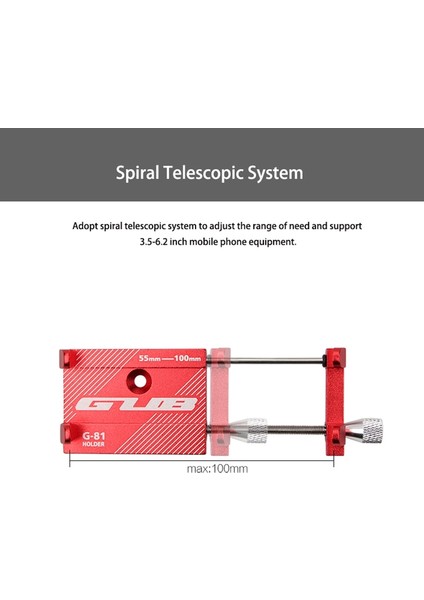 Kırmızı Stil Gub G-81 Alüminyum Alaşımlı Gub Bisiklet Telefon Montaj Standı Telefon Metal Mtb Bisiklet Cep Telefonu Gidon Tutucu Parçalar (Yurt Dışından) fırsatları