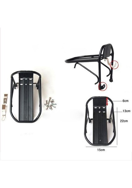 Yeni Alüminyum Alaşımlı Mtb Yol Bisikleti Bisiklet Ön Raf Taşıyıcı Panniers Çanta Taşıyıcı Bagaj Raf Bisiklet Braketi Dayanıklı ve Sağlam (Yurt Dışından) fırsatları