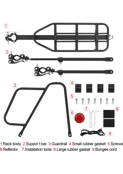 Stil 2 12X49 cm Stili 25 kg Bisiklet Bagaj Taşıyıcı Kargo Arka Raf Raf Bisiklet Seatpost Çanta Tutucu Mtb Bisikletleri Için Standı Rafları Bisiklet Aksesuarları (Yurt Dışından) indirimleri