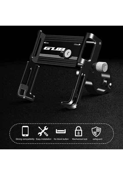 Kırmızı Stil Gub P10 Bisiklet Telefon Tutucu Braketi Alüminyum Alaşımlı Motosiklet Mtb Bisiklet Telefon Standı Montaj Desteği Gidon Klipsi Bisiklet (Yurt Dışından) fırsatları