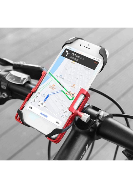 Kırmızı Stil Gub P10 Bisiklet Telefon Tutucu Braketi Alüminyum Alaşımlı Motosiklet Mtb Bisiklet Telefon Standı Montaj Desteği Gidon Klipsi Bisiklet (Yurt Dışından) indirimleri