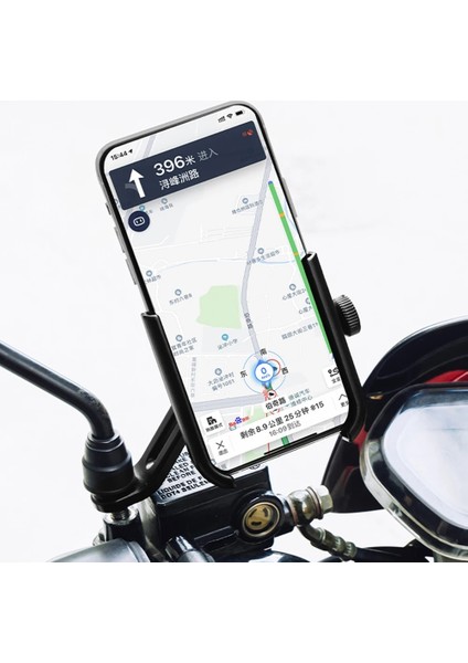 Gidon Stili 360 Derece Dönebilen Bisiklet Gidon Telefon Tutucu Motosiklet Destek Braketi Bisiklet Cep Cep Telefonu Tutucu Standı (Yurt Dışından)