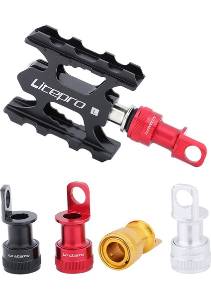 Siyah Stil Litepro Hızlı Bırakma Pedalı Tutucu Toka Alüminyum Alaşımlı Taşınabilir Çerçeve Montaj Adaptörü Brompton Mks Için Hızlı Bırakma Tabanı (Yurt Dışından) modelleri