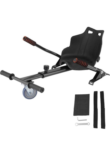 Siyah Stil Kendi Kendini Dengeleyen Elektrikli Scooterlar Için Yetişkin Çocuk Karting Braketi 6. Inç Arabası Koltuk Şok Emici Hoverboard Aksesuarı (Yurt Dışından)