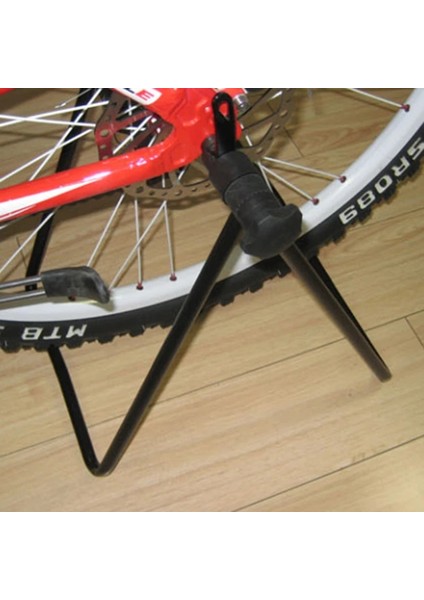 Siyah Stil Katlanabilir Bisiklet Park Rafı Yüksek Li Evrensel Esnek Bisiklet Ekran Standı Üç Tekerlek Hub Onarım Standı Tripod (Yurt Dışından) fırsatları