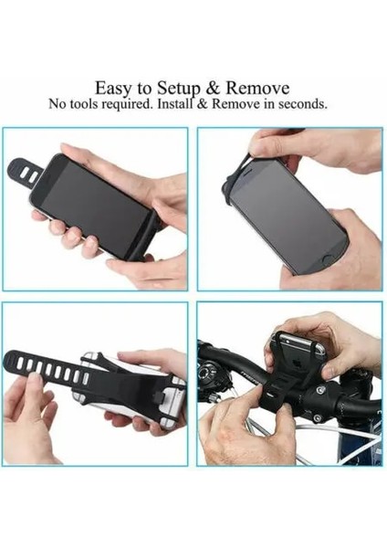 Sarı Stil Silikon Bisiklet Telefon Tutucu Martphone Sahipleri Için Destek Motosiklet Bisiklet Gidon Klip Standı Gps Montaj Braketi (Yurt Dışından) indirimleri