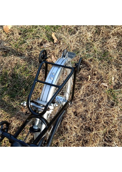 Altın Tekerlek Stili Brompton Katlanır Bisiklet Aksesuarları Için Bisiklet Arka Raf Alüminyum Alaşımlı Ultra Hafif (Yurt Dışından) modelleri