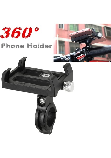 Siyah Stil Gub Plus 3 Dönebilen Bisiklet Montajı Hırsızlığa Karşı Korumalı Evrensel Anti-Bırakma Cep Telefonu Bisiklet Gidonu ve Motosiklet Telefon Tutucu (Yurt Dışından)