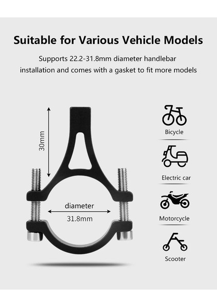 No.2 Tarzı Bisiklet Telefon Tutucu Dağı Mtb Bisiklet Motosiklet Gidon IPhone Evrensel Alüminyum Cep Telefonu Braketi Dağ Bisikleti (Yurt Dışından)