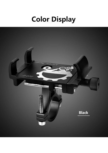 No.2 Tarzı Bisiklet Telefon Tutucu Dağı Mtb Bisiklet Motosiklet Gidon IPhone Evrensel Alüminyum Cep Telefonu Braketi Dağ Bisikleti (Yurt Dışından)