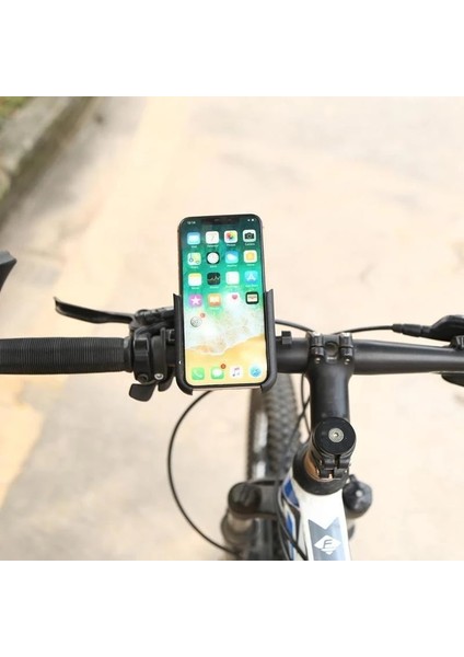 Gidon Siyah Stil Alüminyum Alaşımlı Motosiklet Bisiklet Telefon Tutacağı 4-Martphone Gps mm Gidon Dağı Motosiklet Aksesuarları (Yurt Dışından) fırsatları