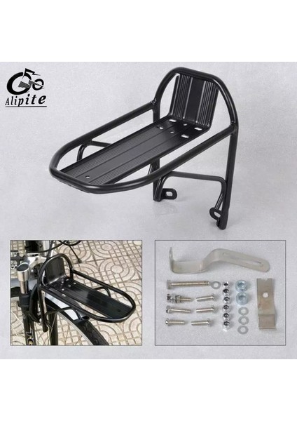 No.1 Tarzı Bisiklet Bisiklet Bisiklet Ön Raf Taşıyıcı Panniers Çanta Bagaj Raf Braketi Gövde Alüminyum Alaşımlı Mtb Yol Bisiklet Parçaları (Yurt Dışından) fırsatları