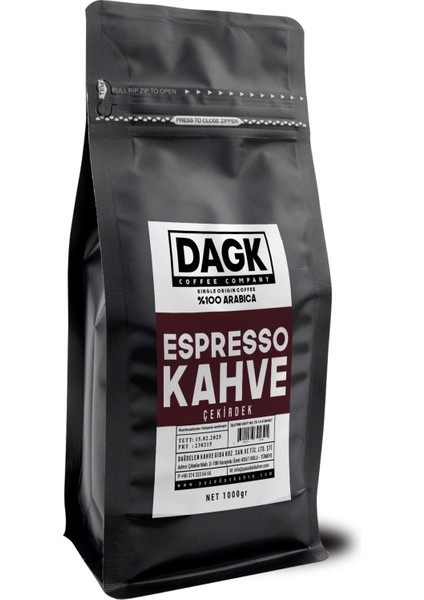 Espresso Çekirdek Kahve 1000G